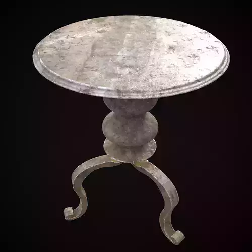 Marble Pedestal Table