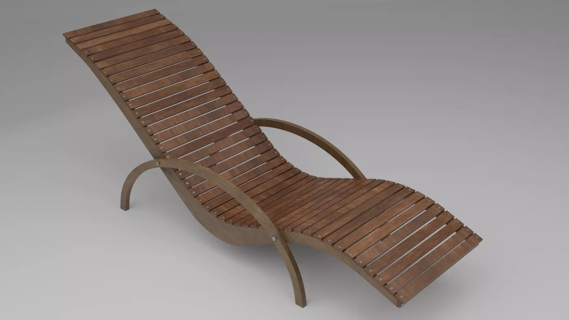 Deckchair 3D model_0