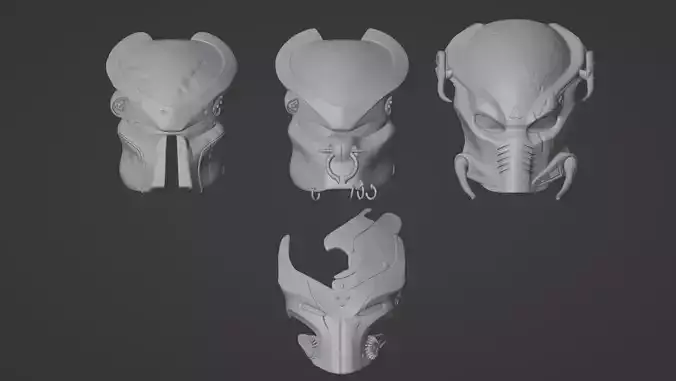 4-Pack Predator Biohelmet