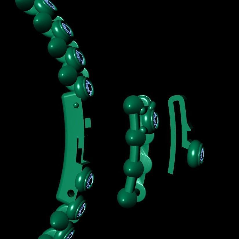 CLASH CARTIEs Bracelet DIAMONDS 3D print model 3D print model_1