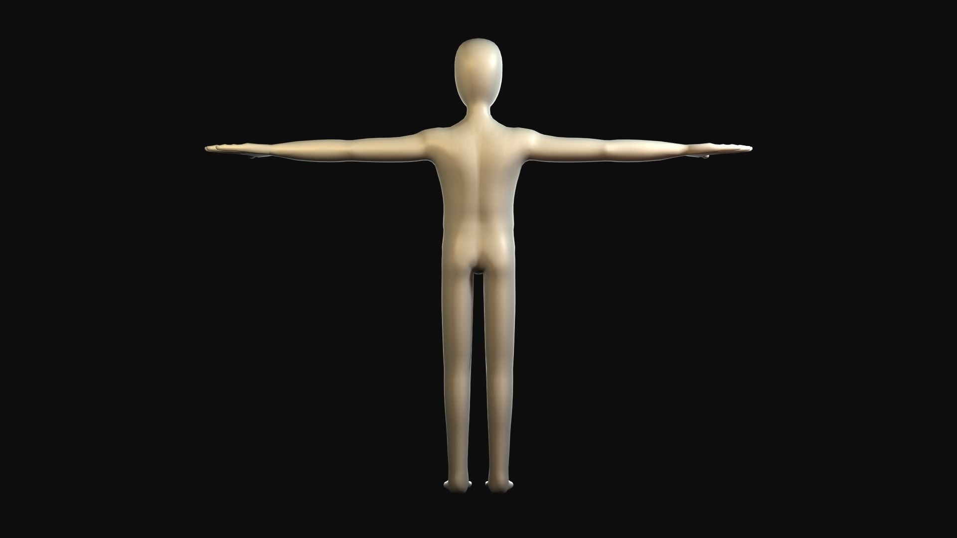 Anime Character - Men Low-poly 3D model_5