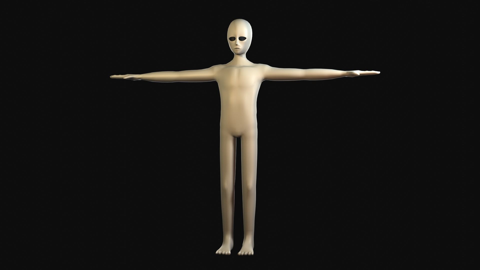 Anime Character - Men Low-poly 3D model_9