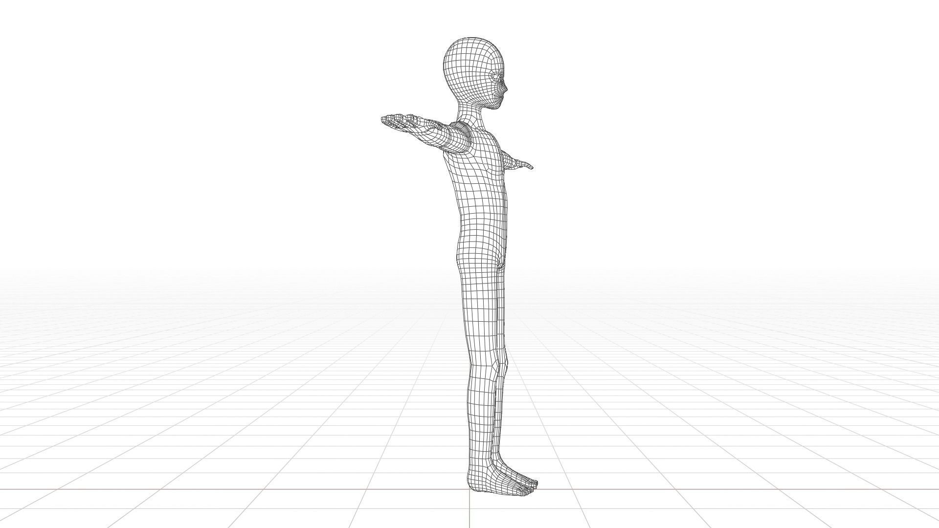 Anime Character - Men Low-poly 3D model_13