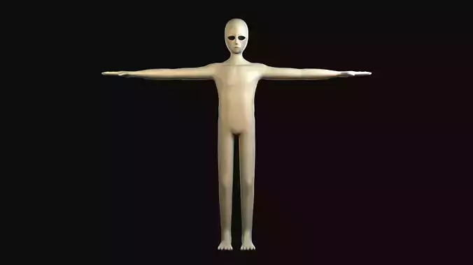 Anime Character - Men Low-poly 3D model