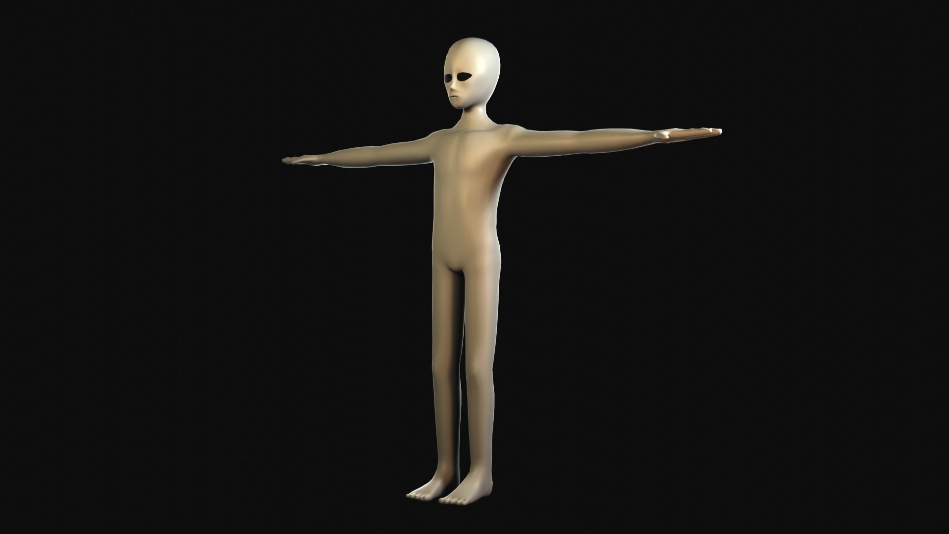 Anime Character - Men Low-poly 3D model_8