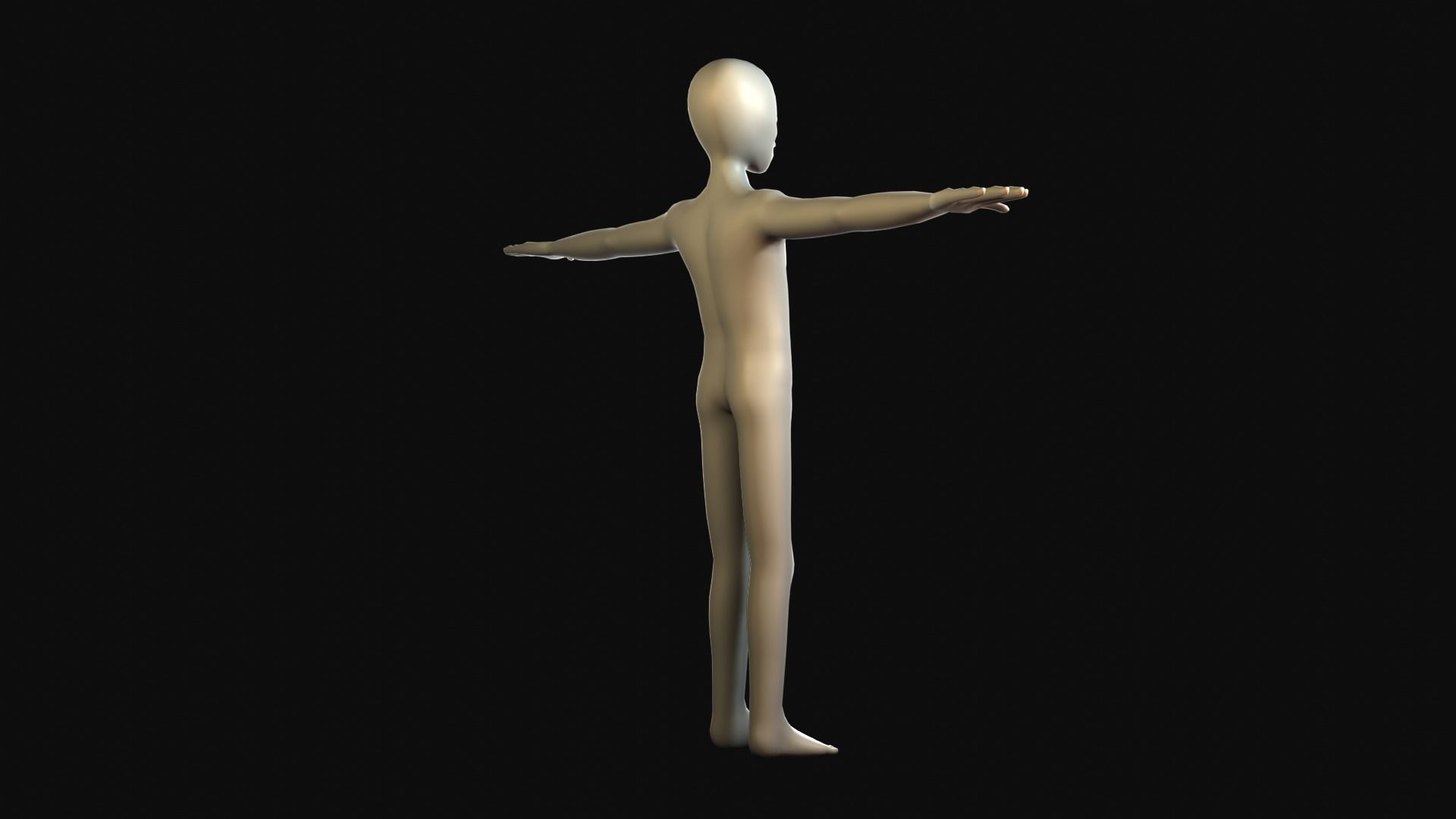 Anime Character - Men Low-poly 3D model_4