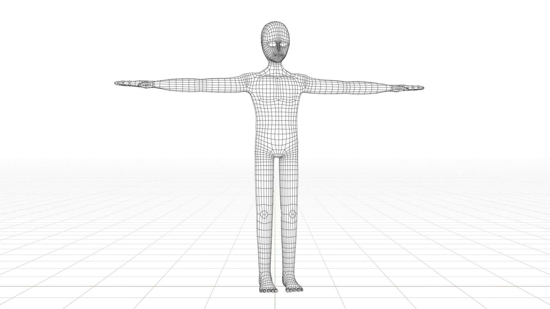 Anime Character - Men Low-poly 3D model_11