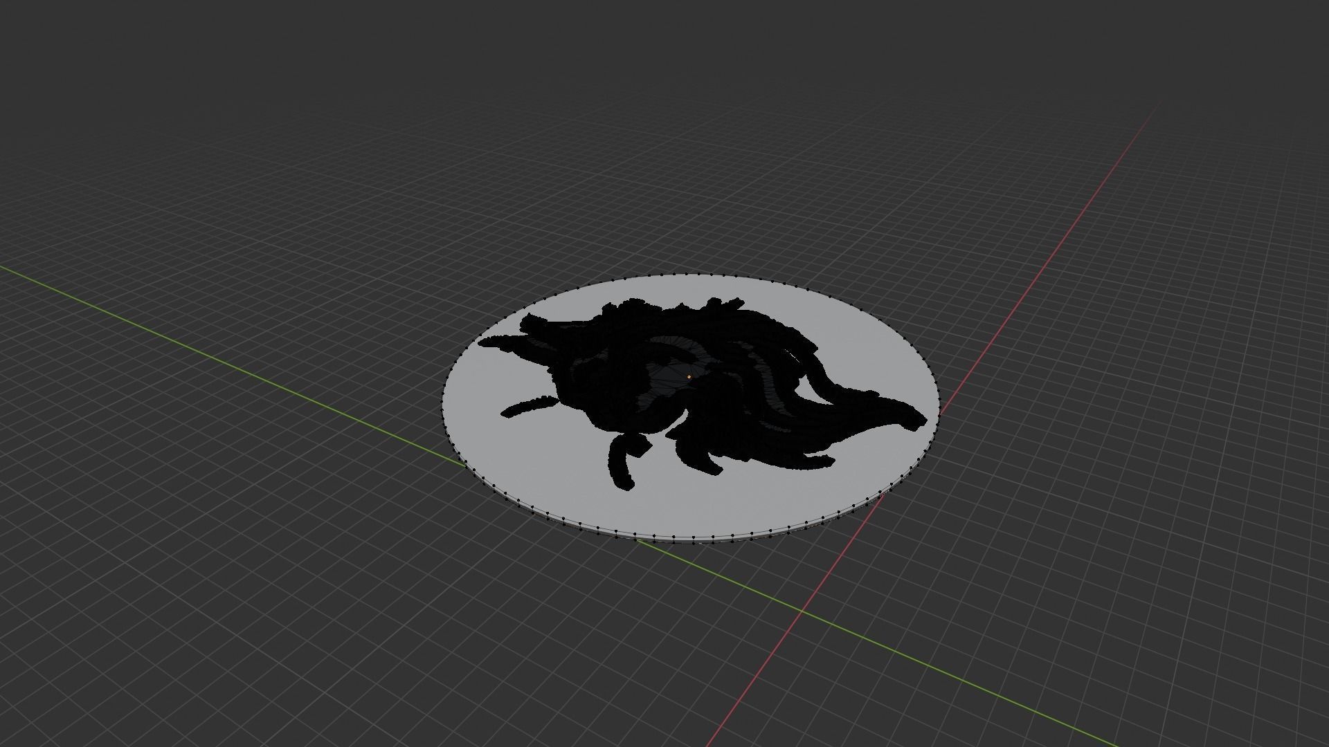 Cat Medallion 3D print model_6