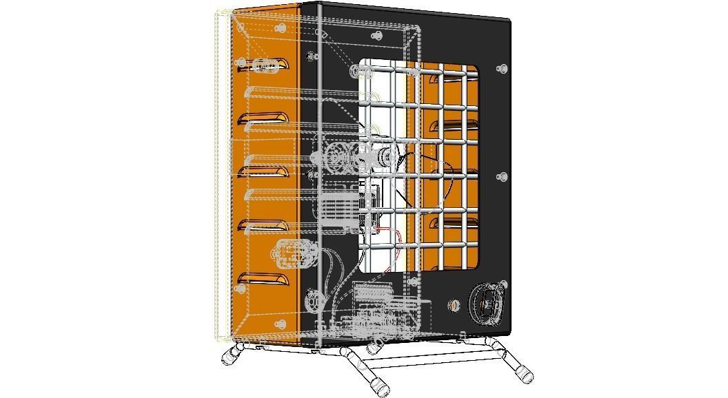 Portable Electric Space Heater 3D model_27