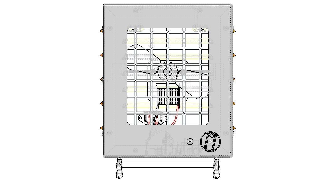 Portable Electric Space Heater 3D model_7