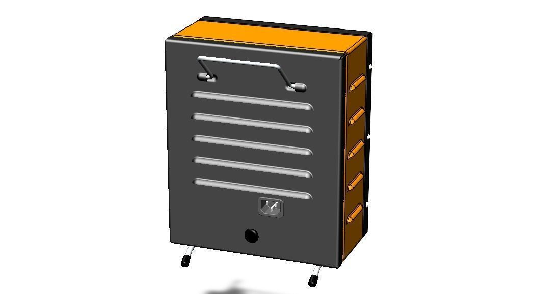 Portable Electric Space Heater 3D model_41