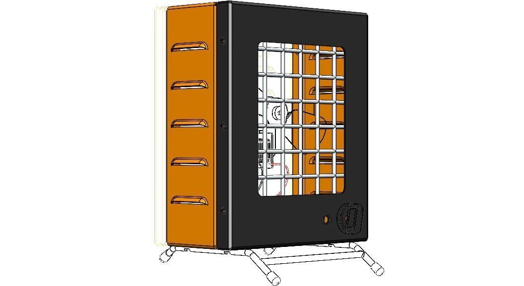 Portable Electric Space Heater 3D model_26