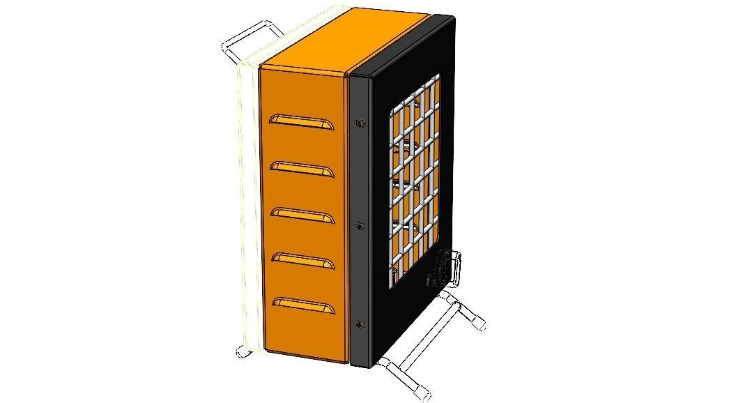 Portable Electric Space Heater 3D model_34