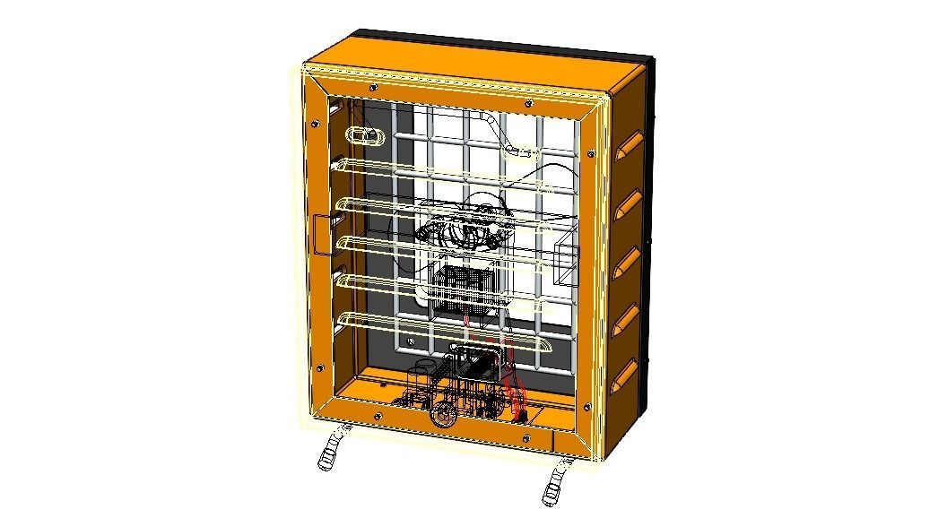 Portable Electric Space Heater 3D model_40