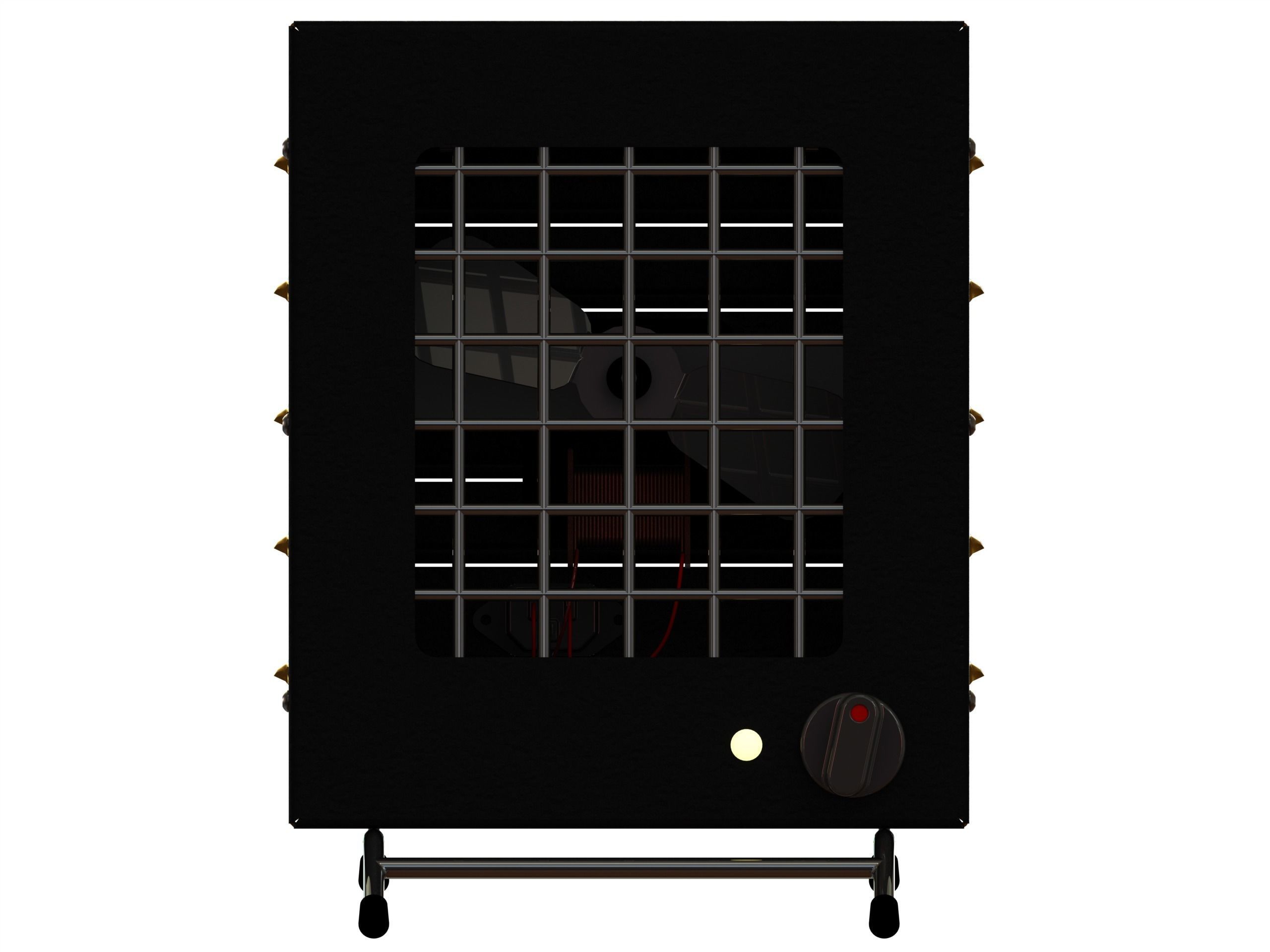 Portable Electric Space Heater 3D model_1