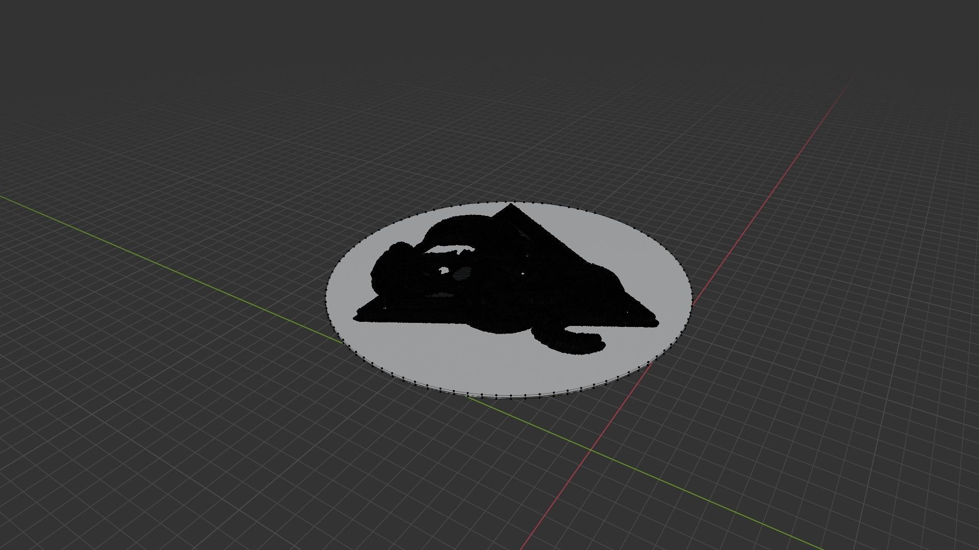 Skull Medallion 3D print model_6