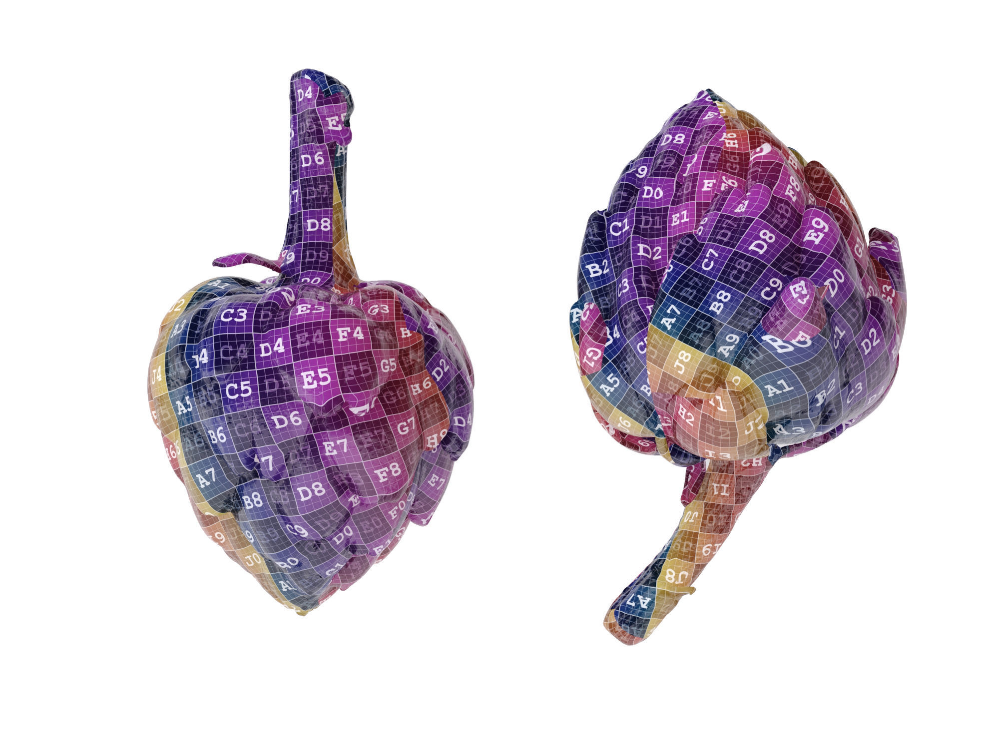 Artichoke  3D model_11