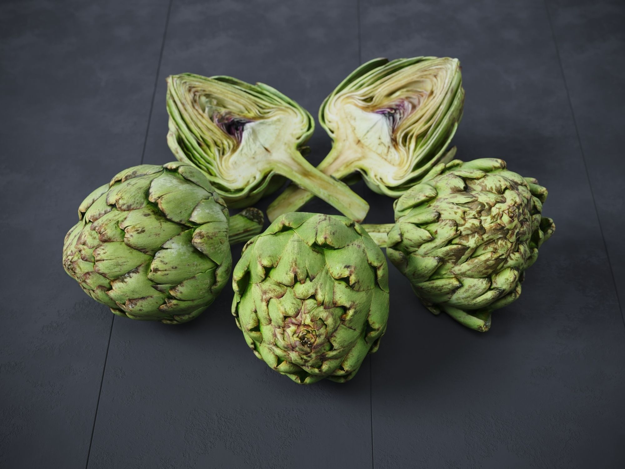 Artichoke  3D model_2