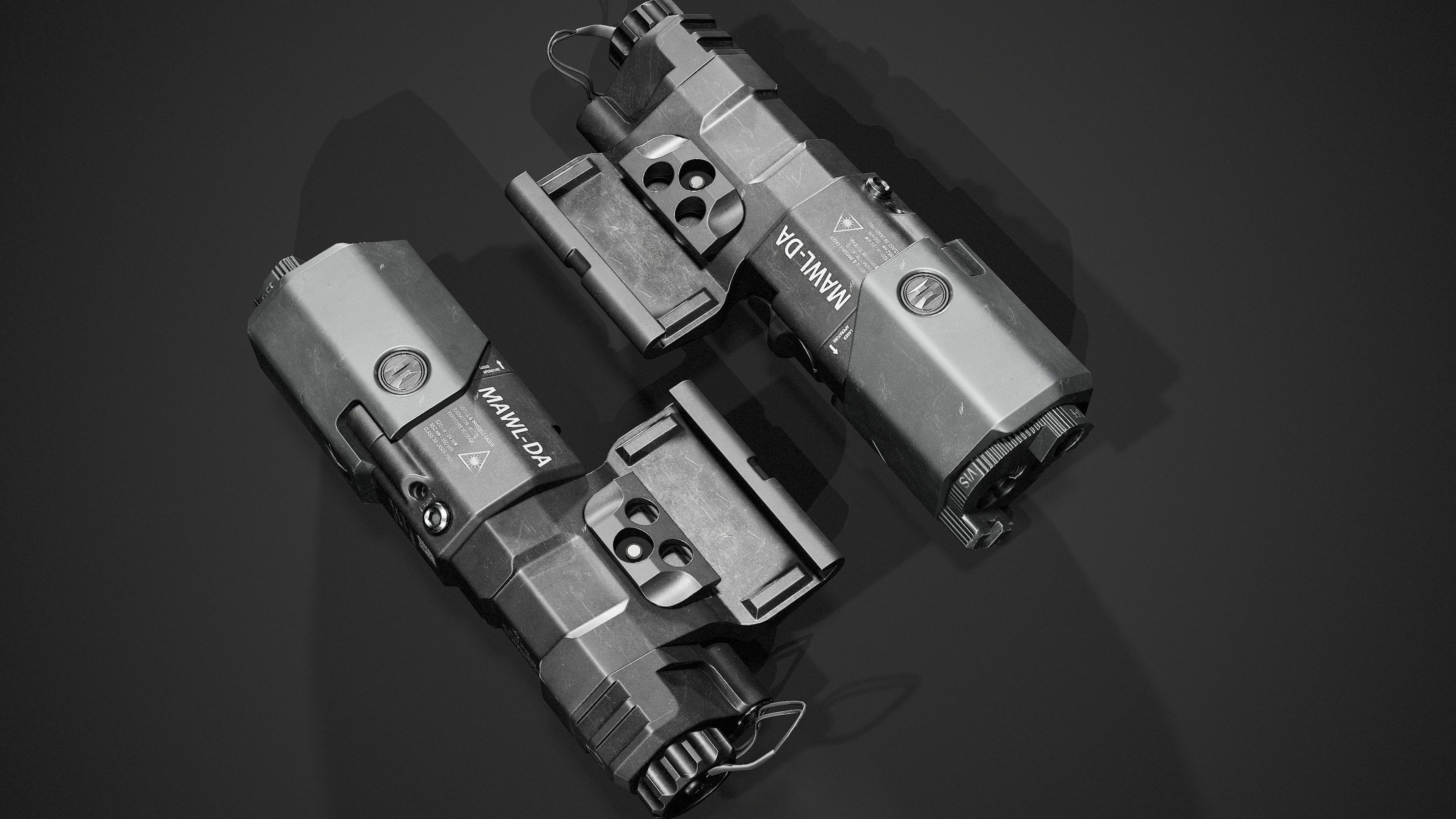 BE Meyers MAWL-DA IR-Laser 3D Model Low-poly 3D model Low-poly 3D model_6