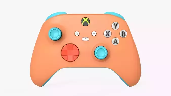 Xbox Controller OPI Special Edition Low-poly 3D model