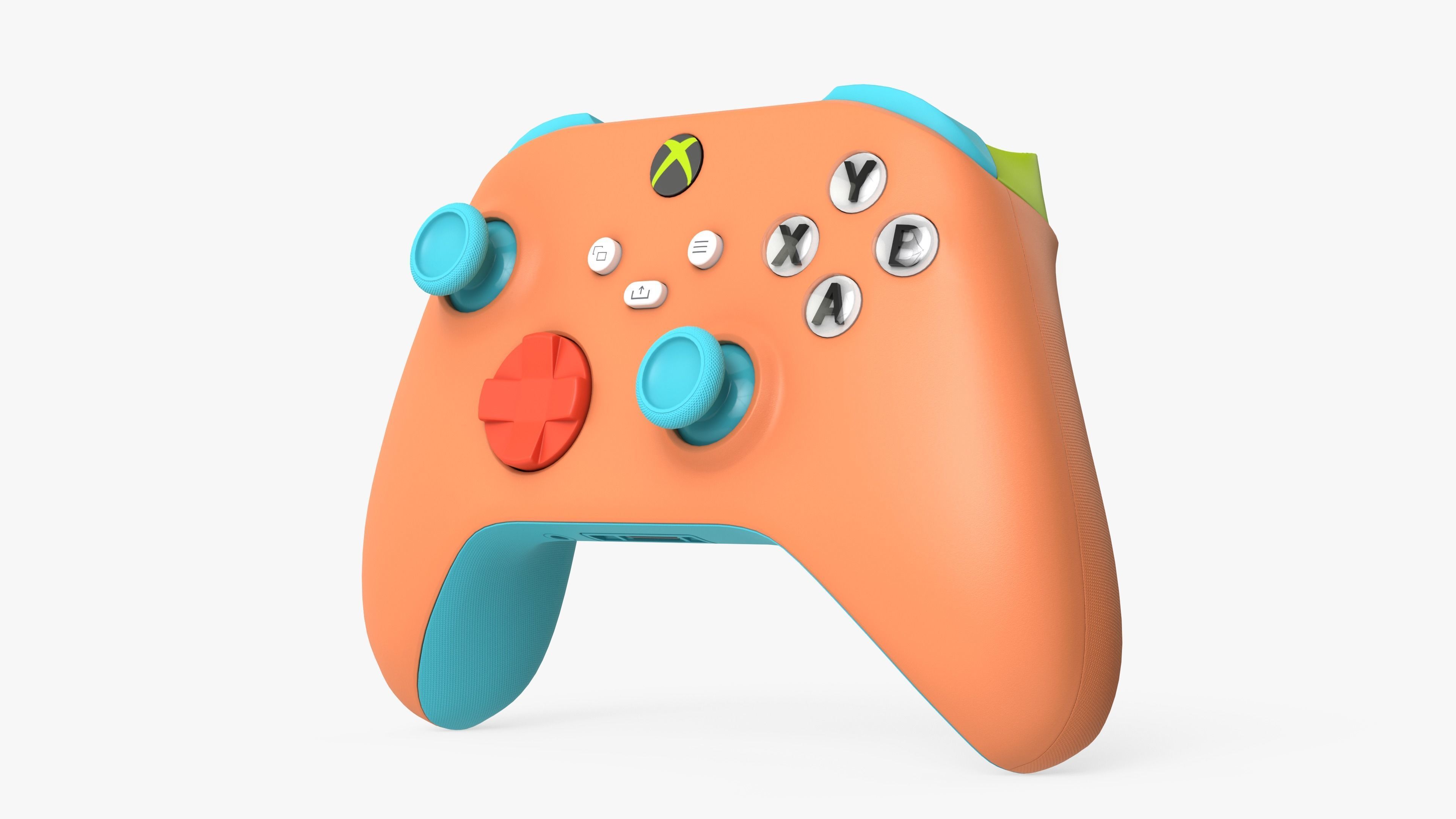 Xbox Controller OPI Special Edition Low-poly 3D model_2