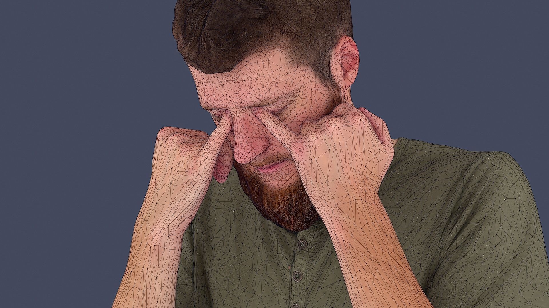 Wearied Urban Casual 3D model_8