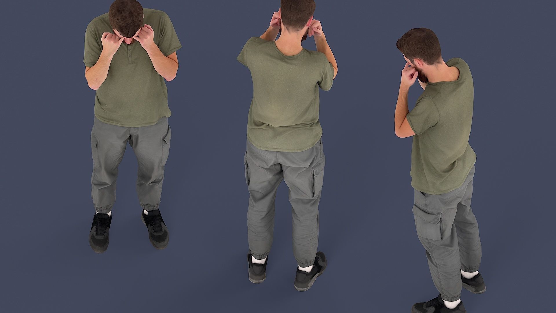 Wearied Urban Casual 3D model_5