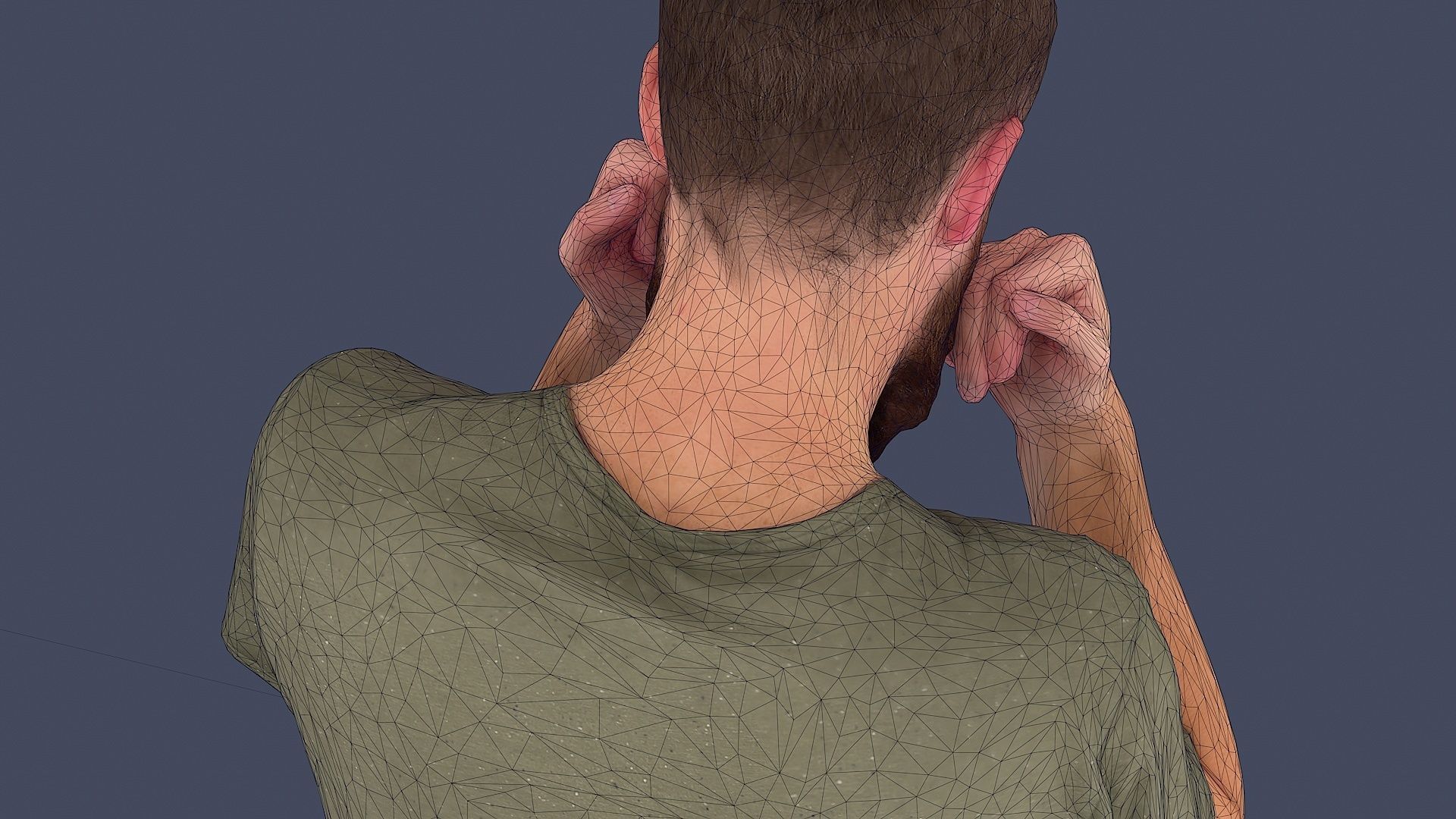 Wearied Urban Casual 3D model_10