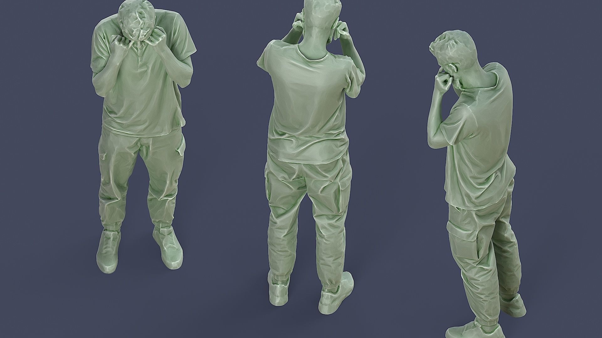 Wearied Urban Casual 3D model_6