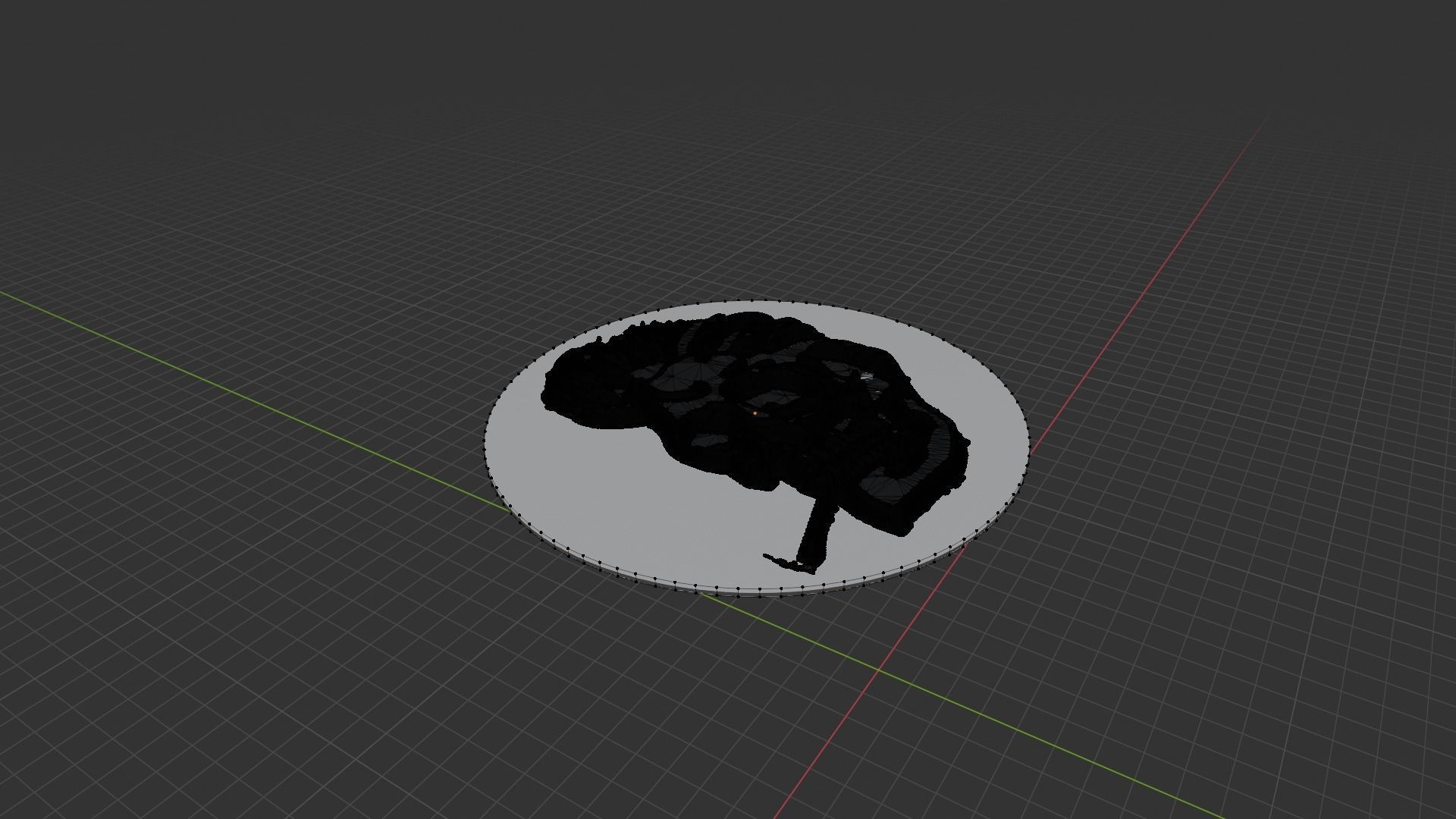 Smokers Skull Medallion 3D print model_6