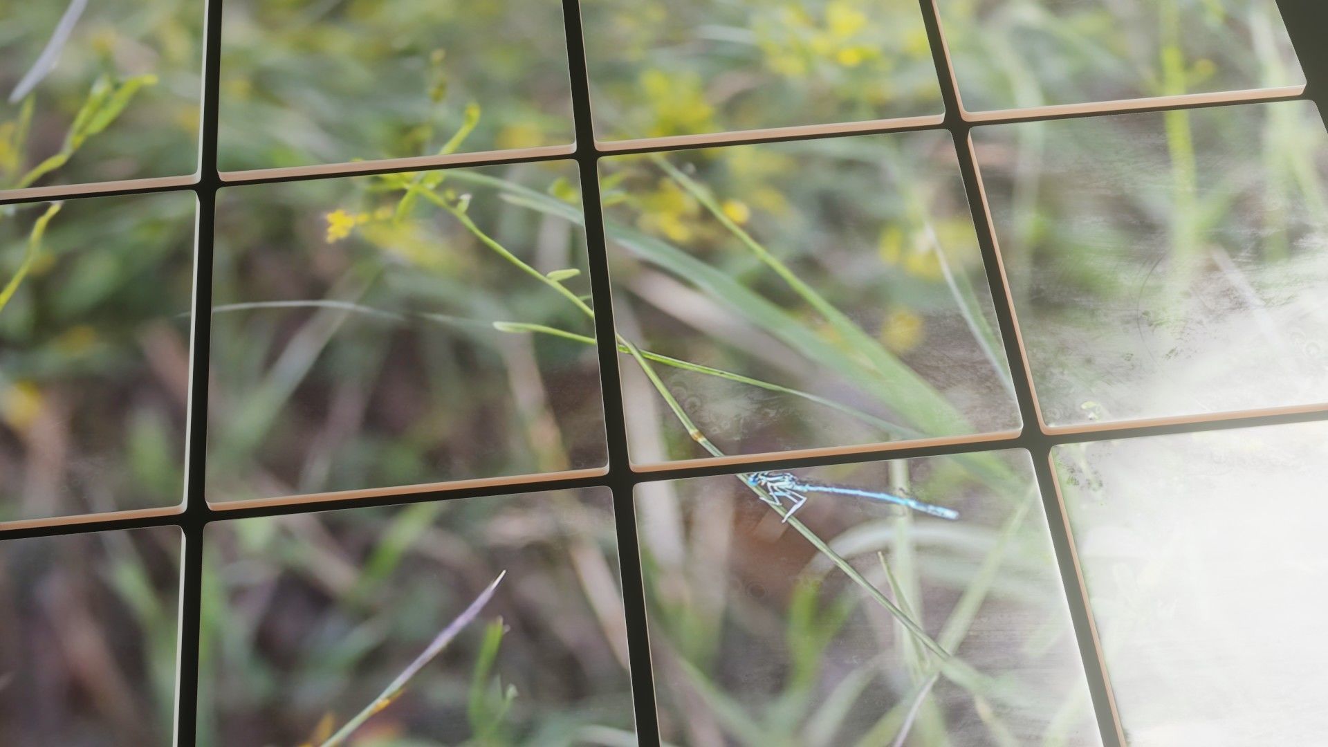 Nature Photo Tiles for modern Kitchens and Bathrooms frames Low-poly 3D model_4