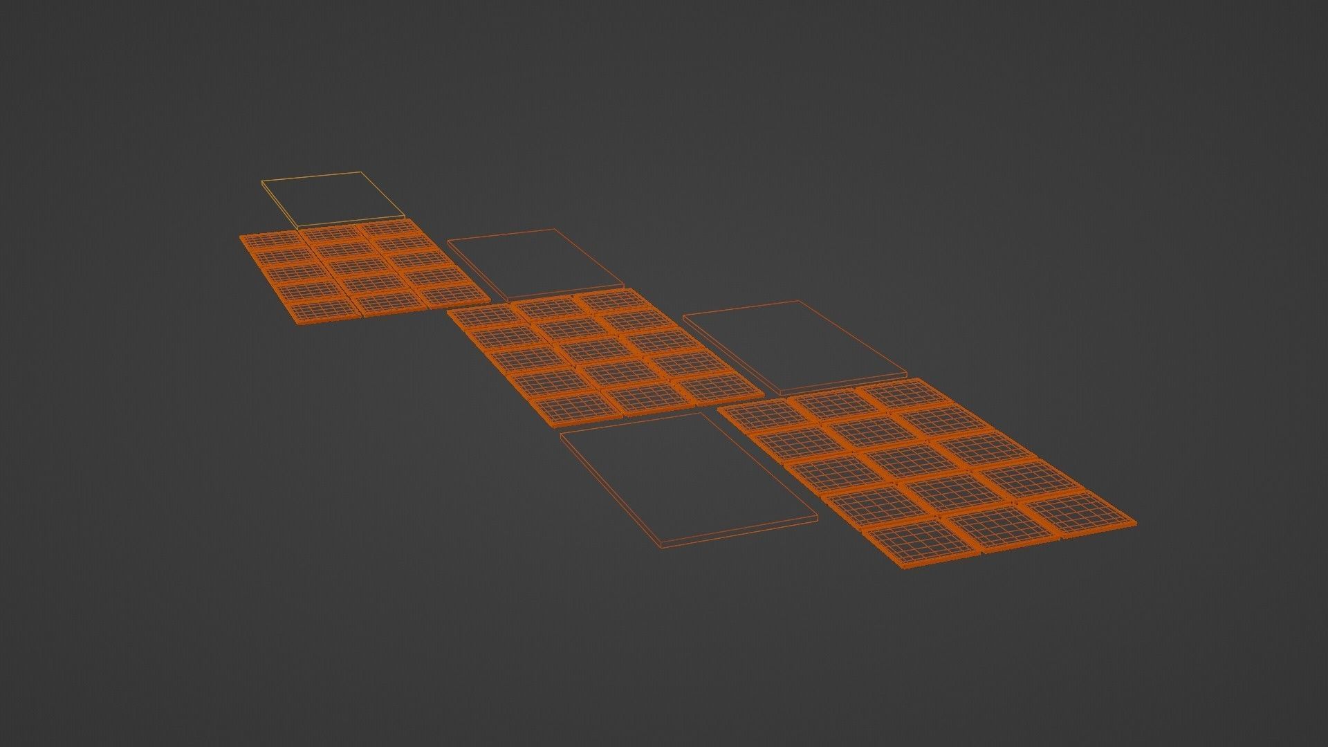 Nature Photo Tiles for modern Kitchens and Bathrooms frames Low-poly 3D model_19