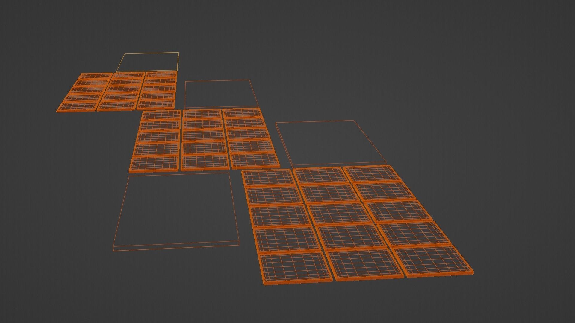 Nature Photo Tiles for modern Kitchens and Bathrooms frames Low-poly 3D model_20