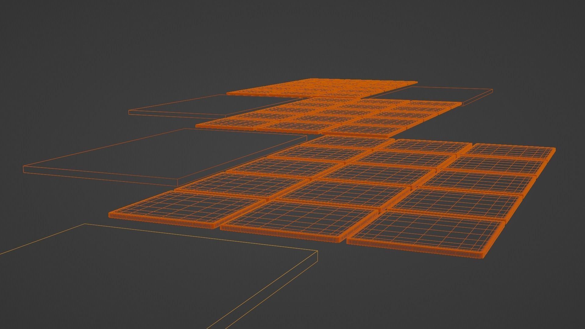 Nature Photo Tiles for modern Kitchens and Bathrooms frames Low-poly 3D model_25