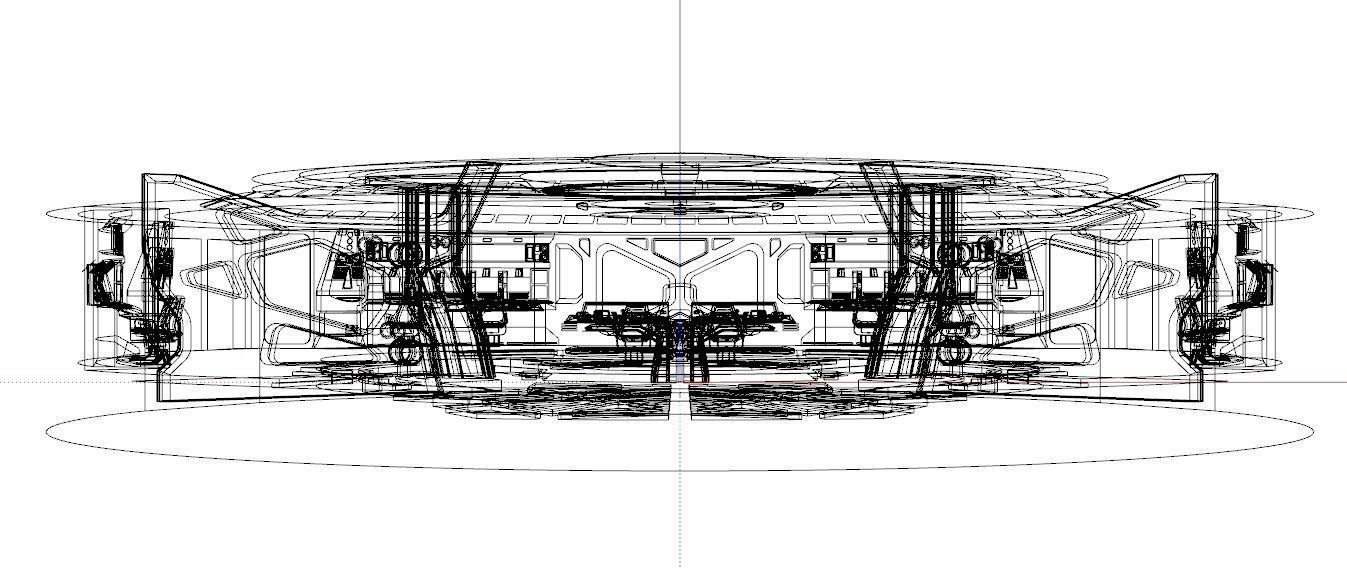 Sci-fi Interior Low-poly 3D model_18