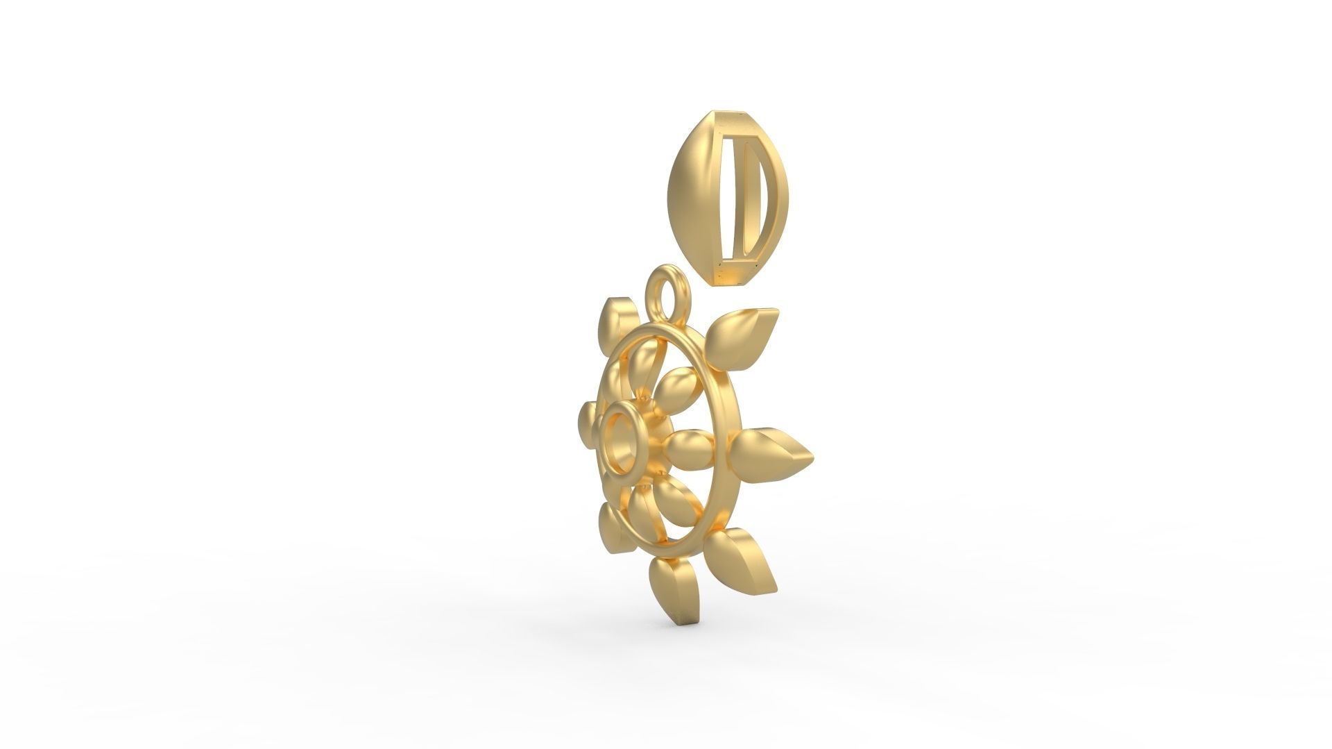 Rudder Pendant  3D print model_1