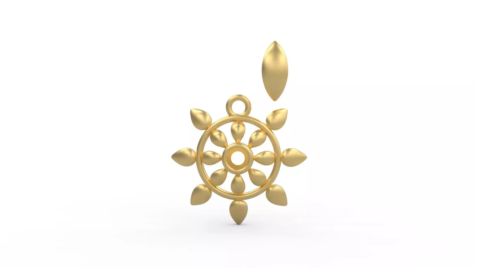 Rudder Pendant  3D print model_0