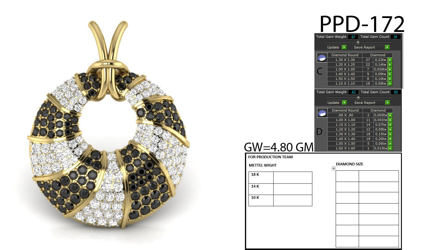 Pendant 642 3D print model_10