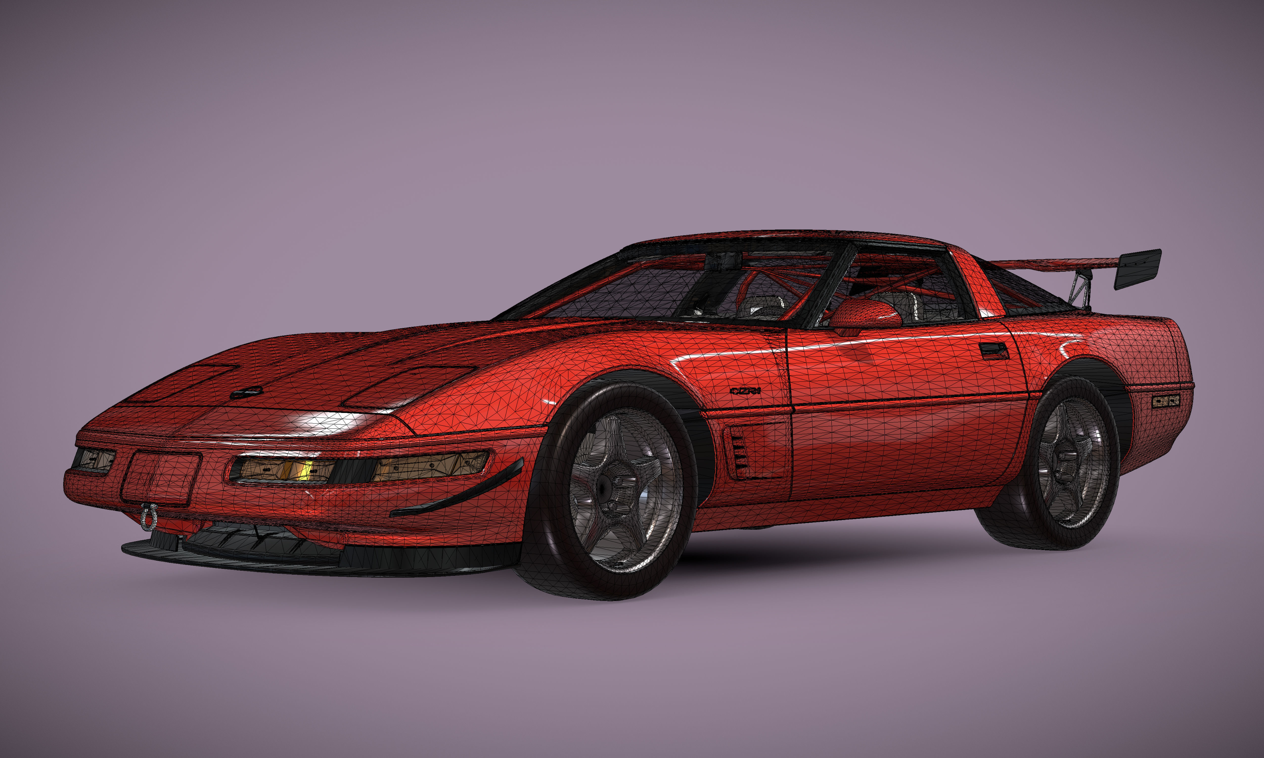 Chevrolet Corvette C4 ZR1 - 1983-1996 3D model_1