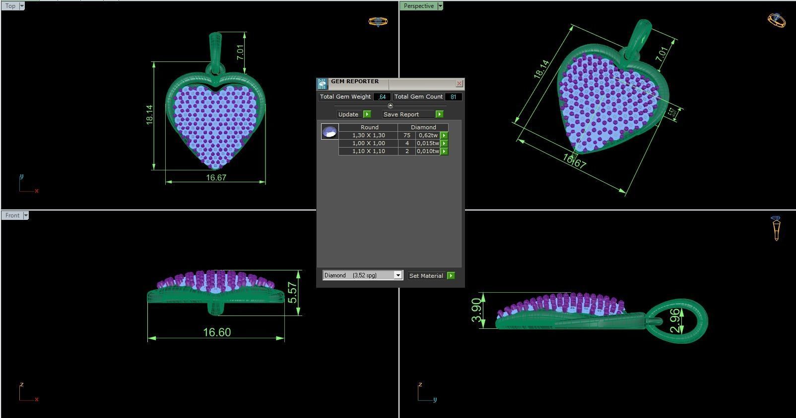 Pendant 641 3D print model_10