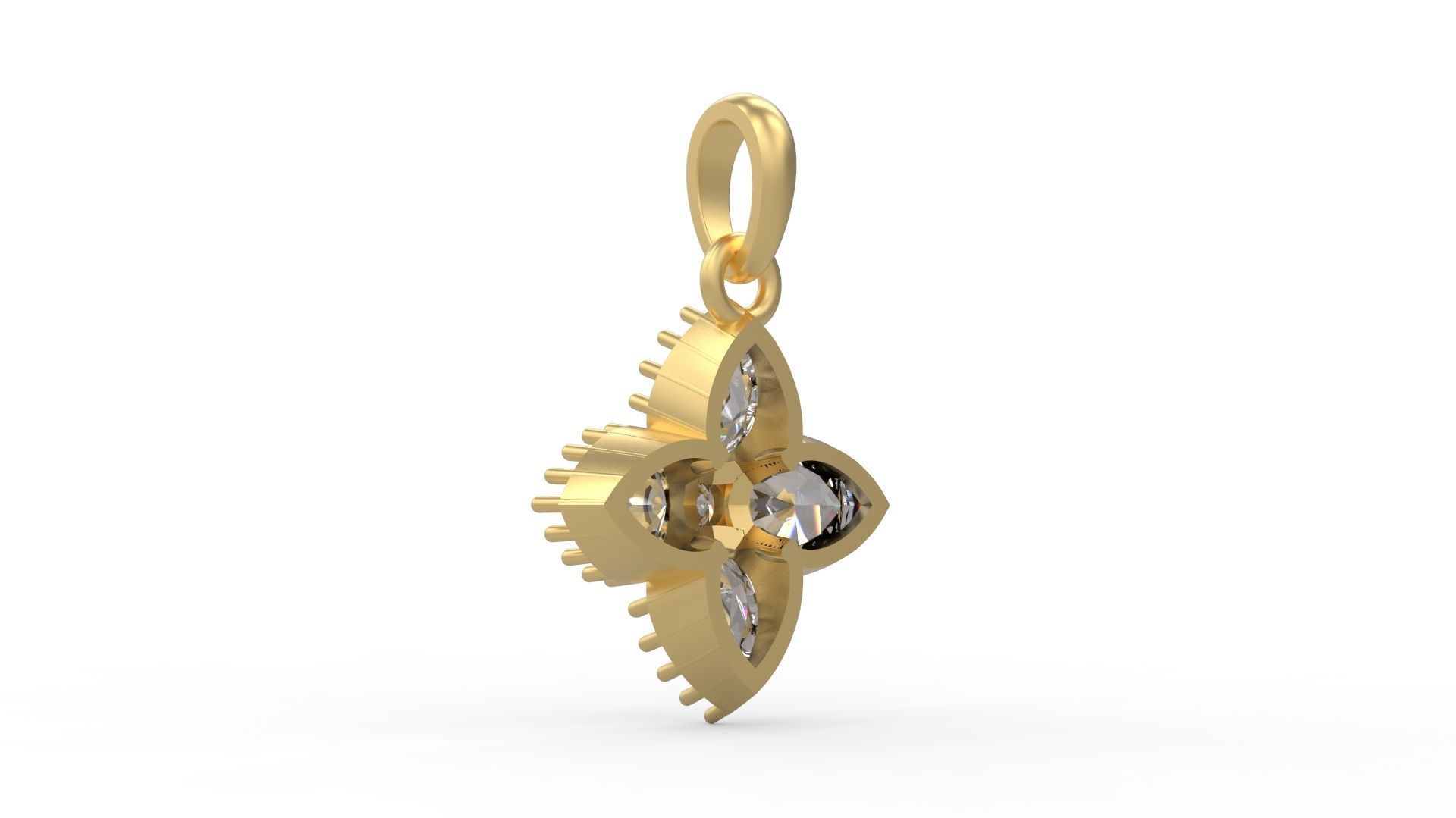 Pendant 634 3D print model_3