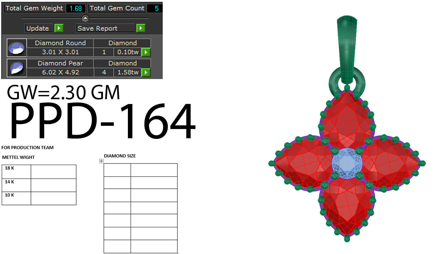 Pendant 634 3D print model_6