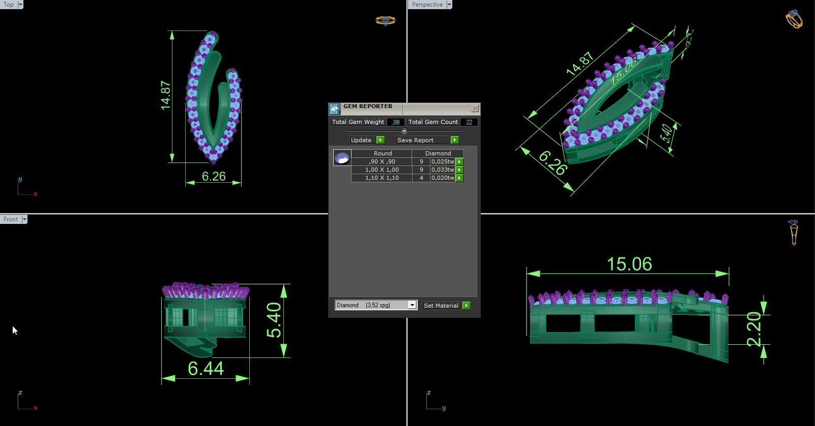 Pendant 633 3D print model_6