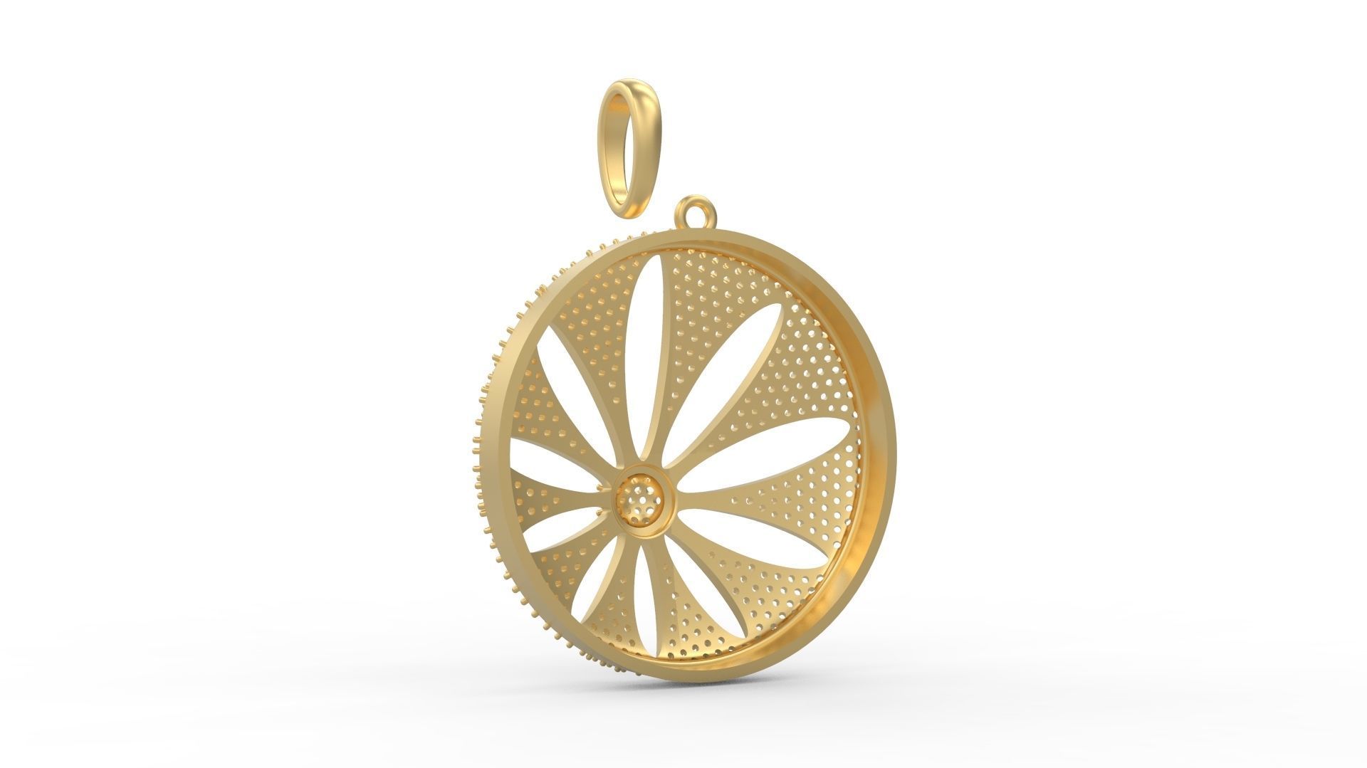 Pendant 628 3D print model_3