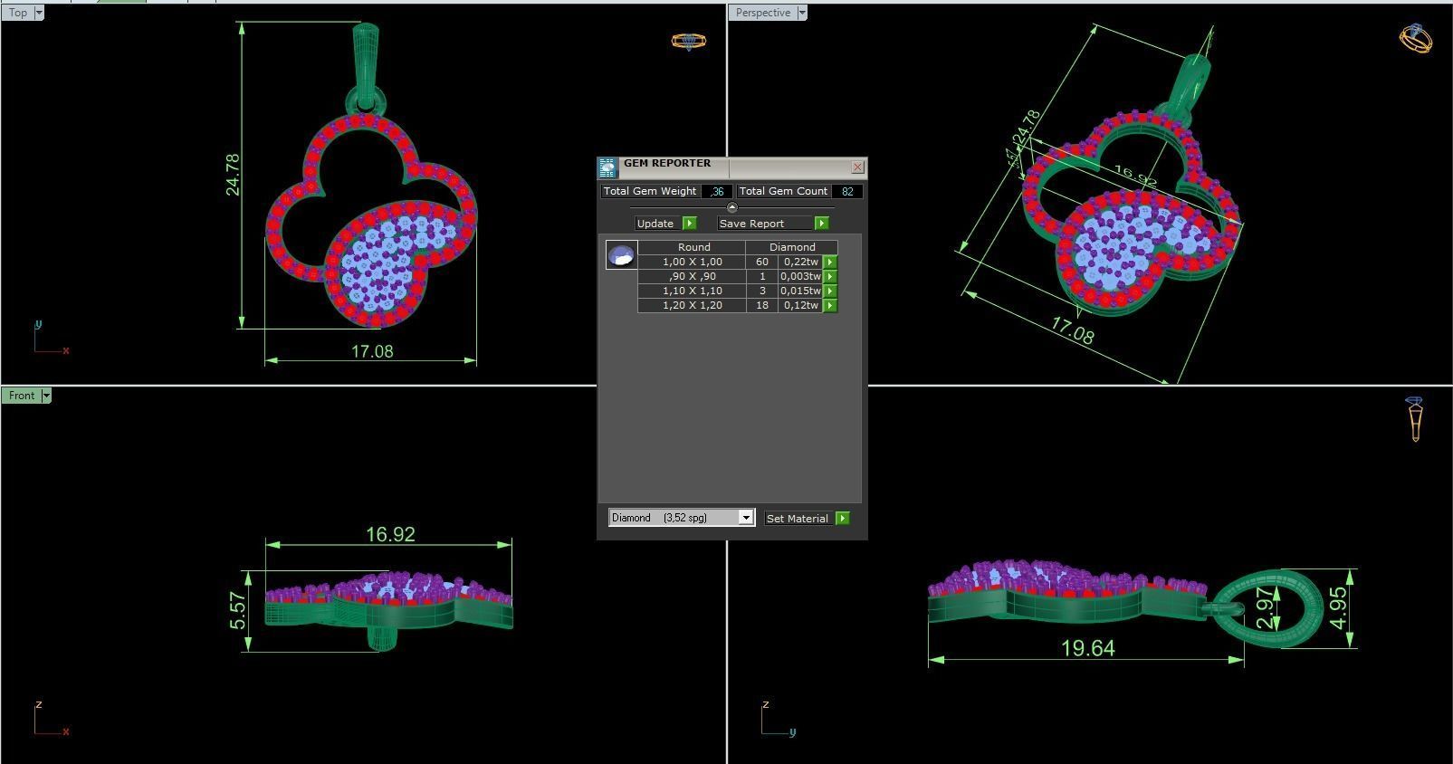 Pendant 621 3D print model_6
