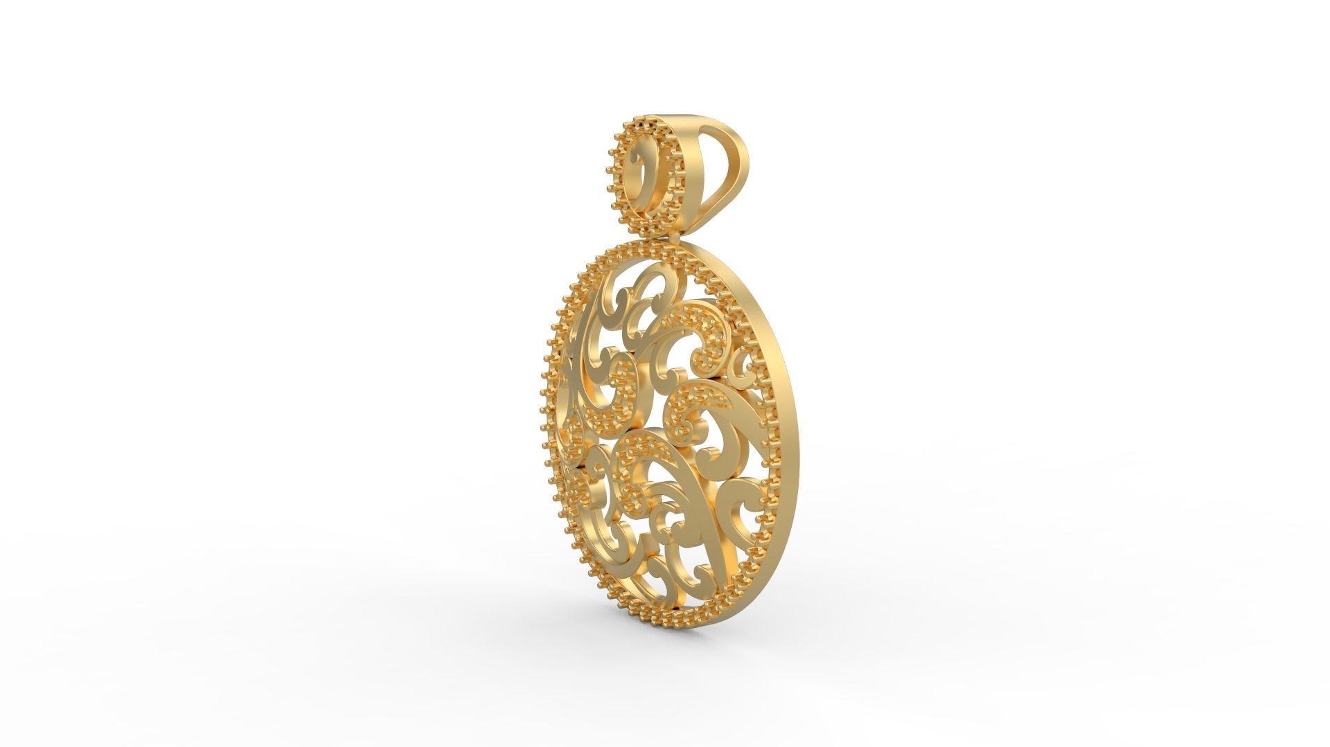 Pendant 618 3D print model_1