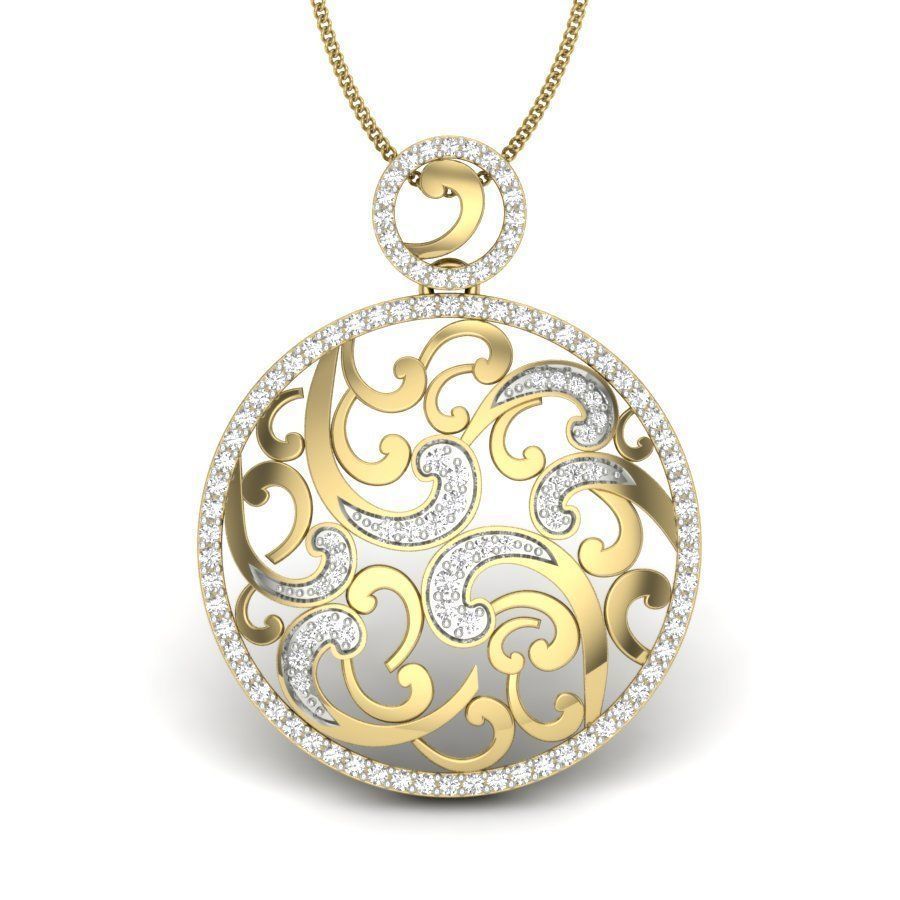 Pendant 618 3D print model_5