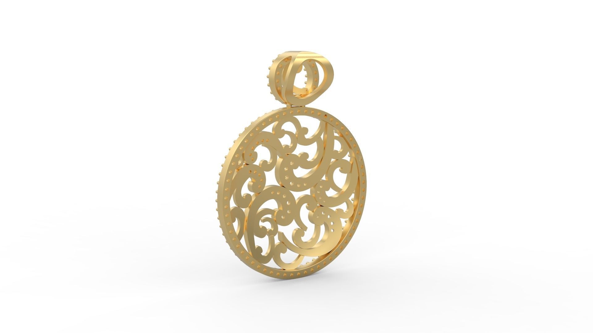 Pendant 618 3D print model_3