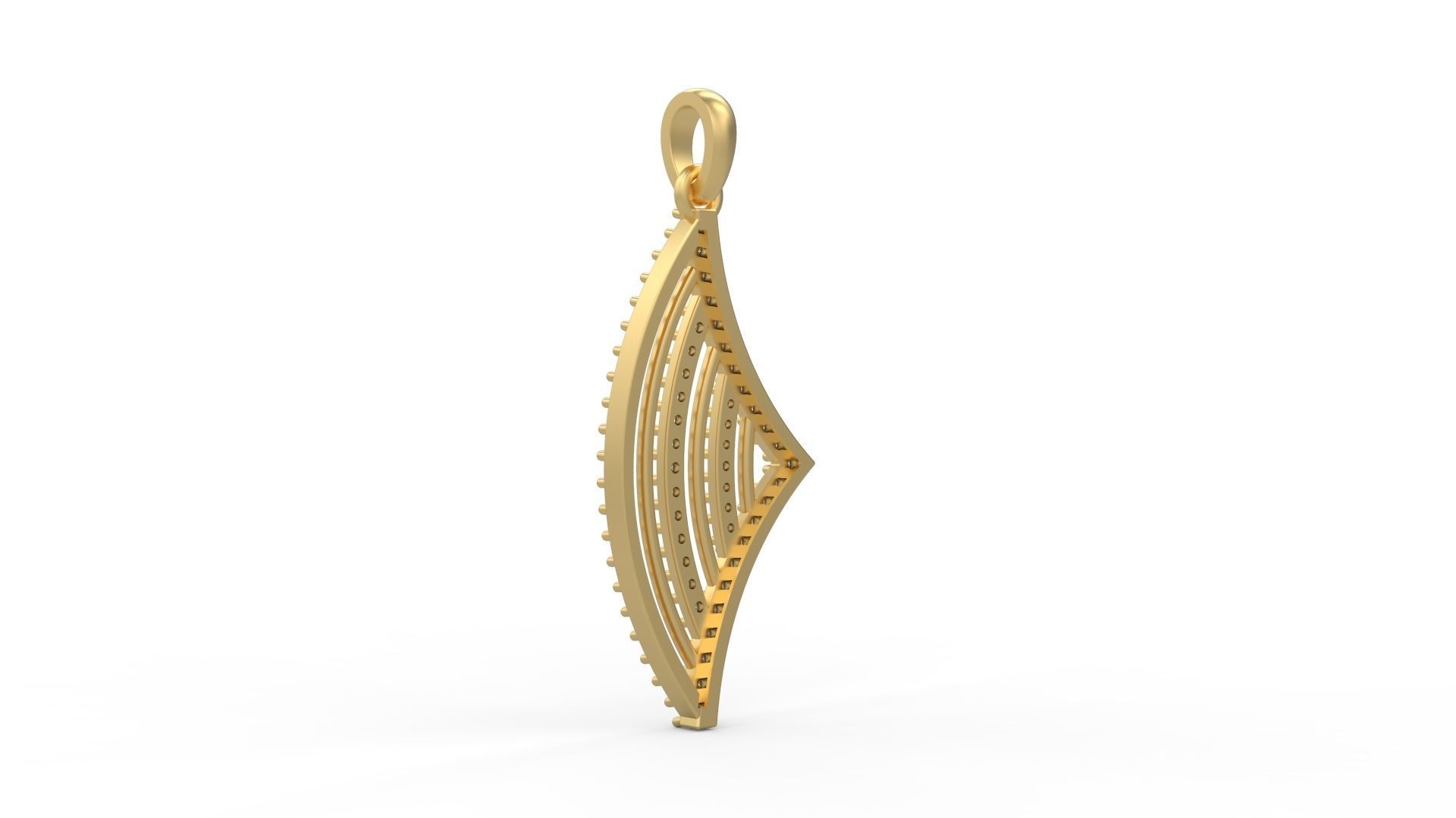 Pendant 608 3D print model_3
