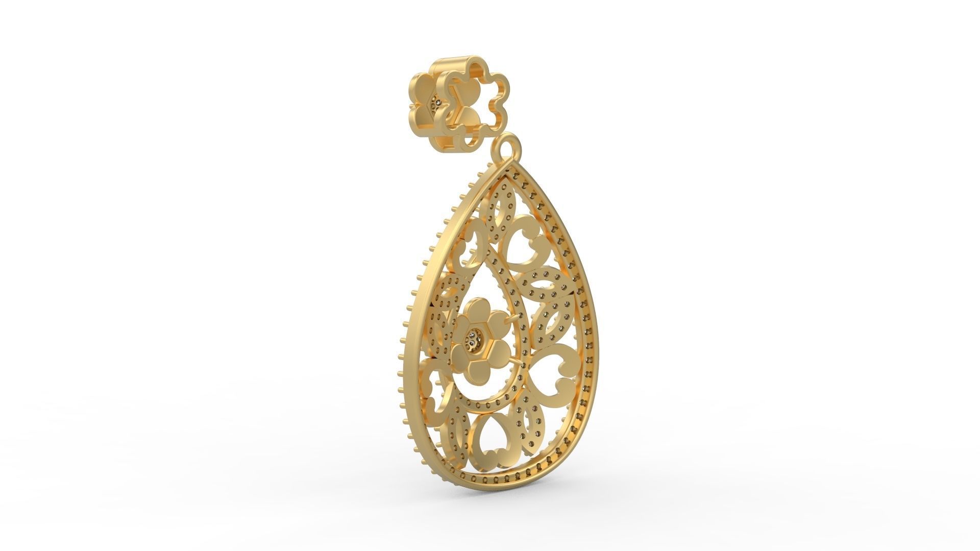 Pendant 606 3D print model_3